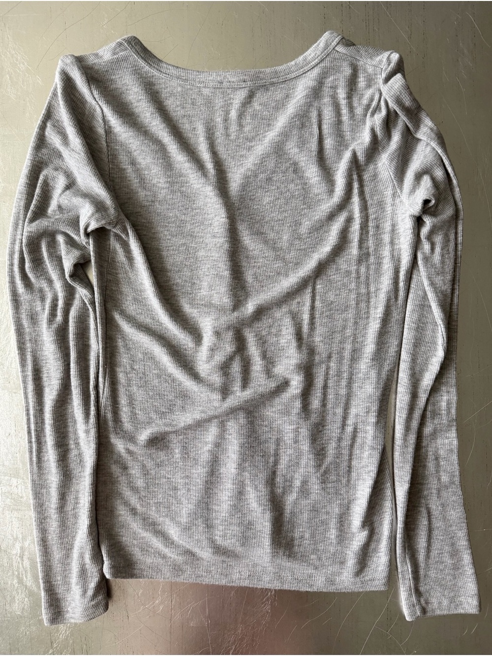 Wilfred Free The Only Henley in Heather Grey - Picture 2 of 3